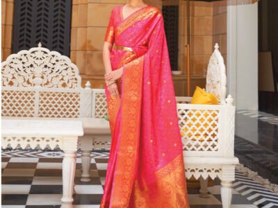 PINK SILK SAREE