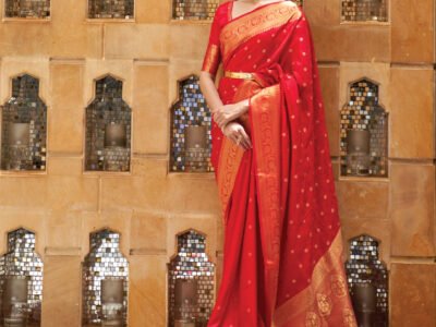 RED SILK SAREE