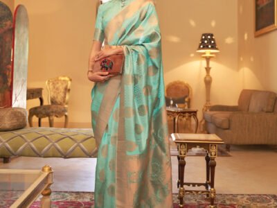 GREEN WEAVE SILK SAREE